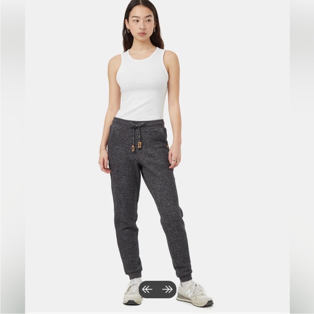 Tentree | Bamone Organic Cotton Sweatpants Black Marled Size Small